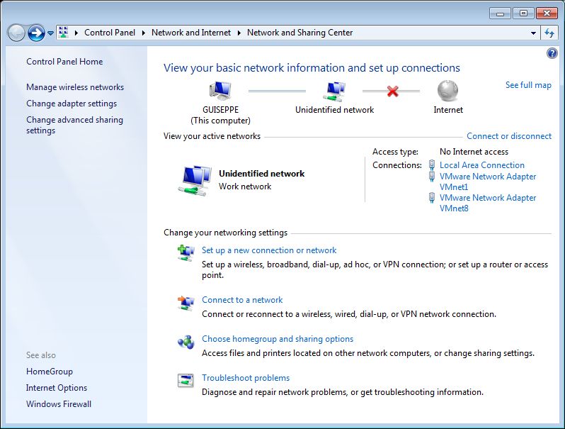 PC-network-setup