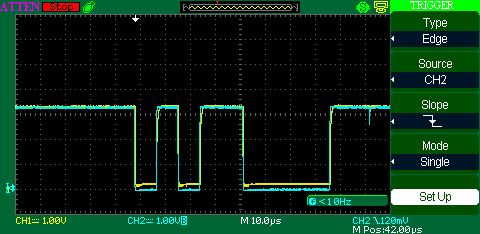 iMX6 TinyRex Isolators - RXD waveform