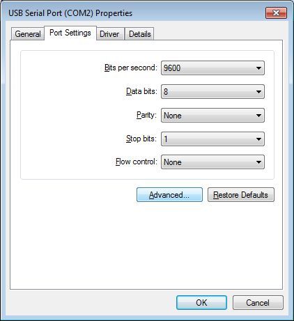 Enviromental-chamber-setup-Control-PC-COM-Port-Settings